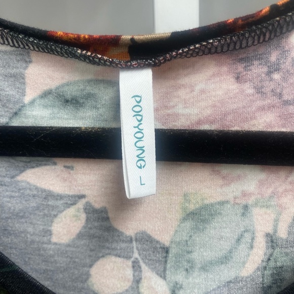 Popyoung, Floral shirt tunic style, size‎ large - Picture 3 of 6